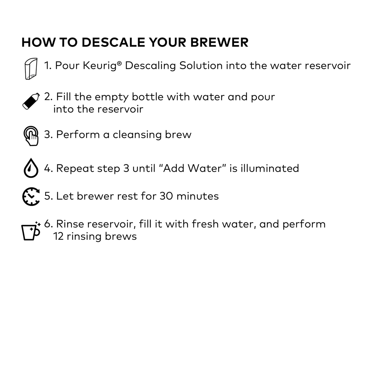 Keurig® Descaling Solution