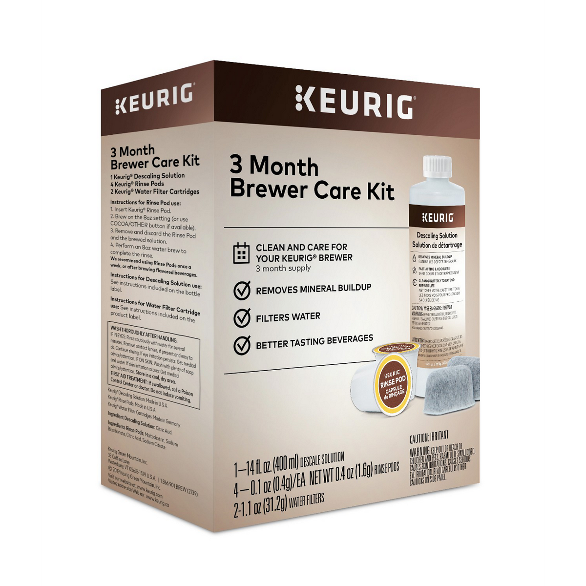 Keurig® 3 Month Brewer Care Kit