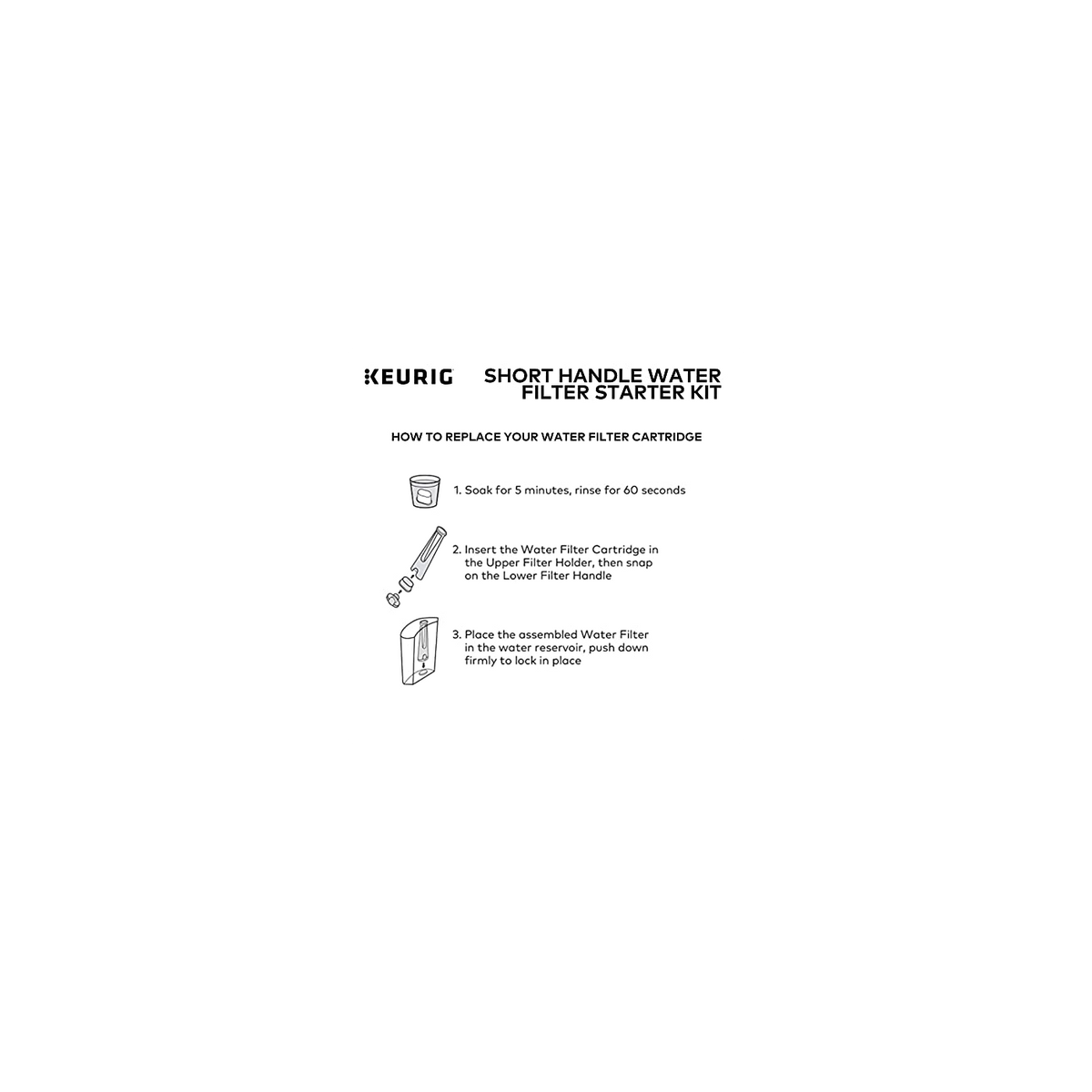 Keurig® Water Filter Starter Kit Small Reservoir