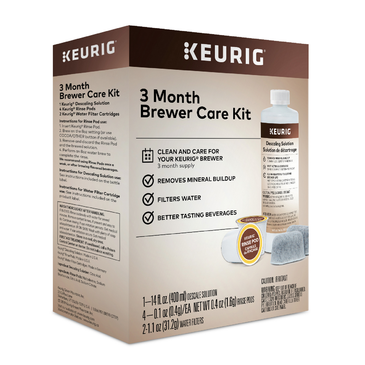 Keurig® 3 Month Brewer Care Kit