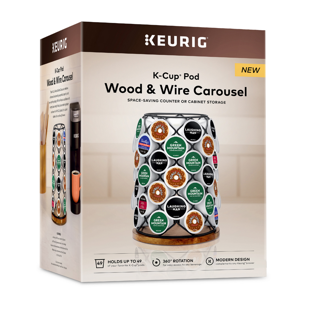 Keurig® Wood And Wire K-Cup® Pod Carousel