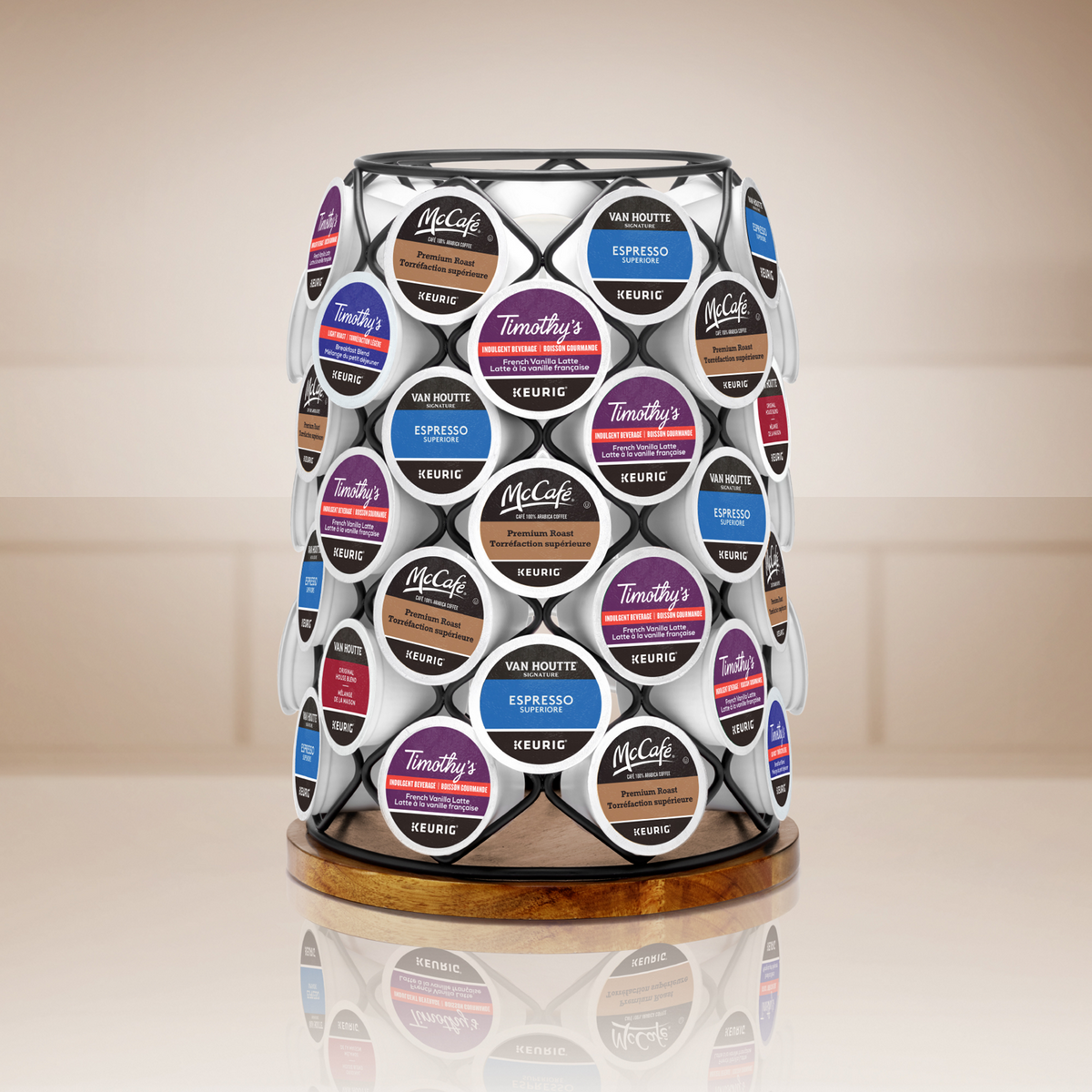 Keurig® Wood And Wire K-Cup® Pod Carousel