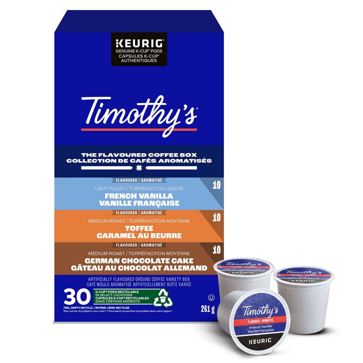Timothy's Flavoured Variety Pack Coffee