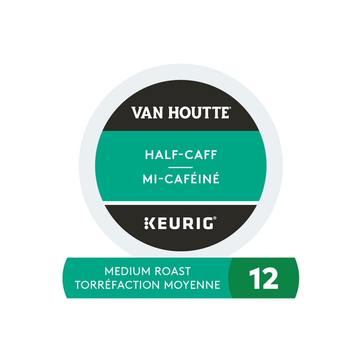 Van Houtte Half Caff Medium Roast Coffee