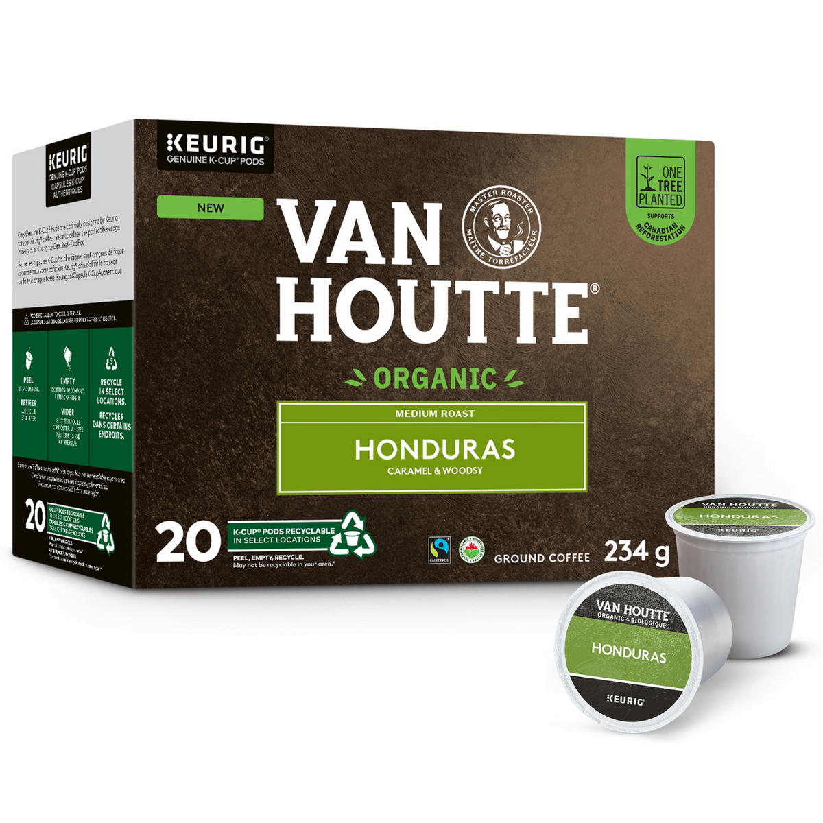 Van Houtte Honduras Organic Fairtrade Medium Roast Coffee