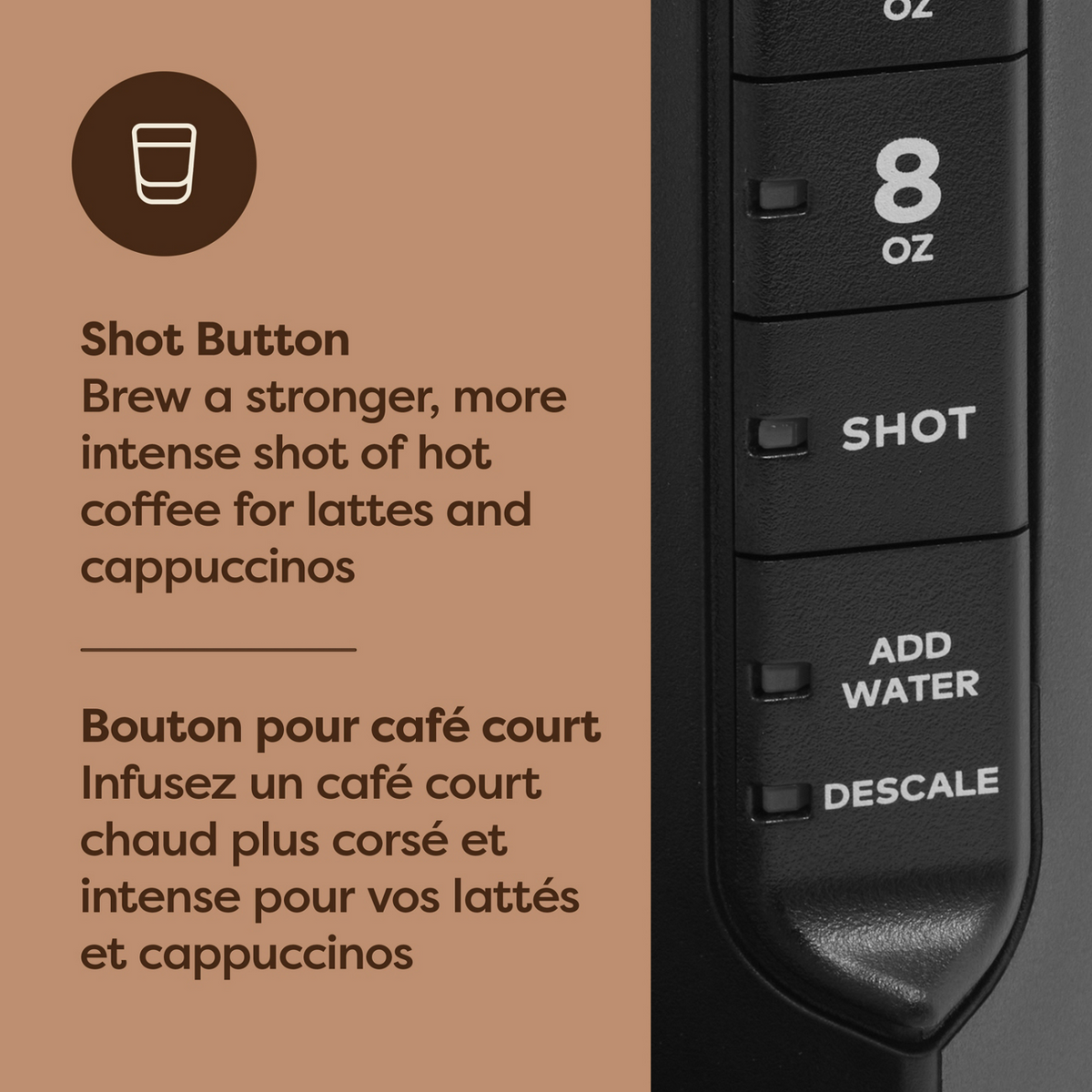 Keurig® K-Café® Barista Bar Single Serve Coffee - Latte & Cappuccino Maker