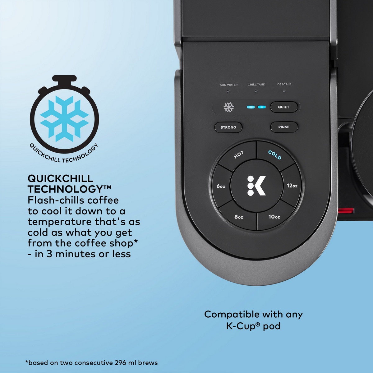 Keurig® K-Brew+Chill® Single Serve Coffee Maker