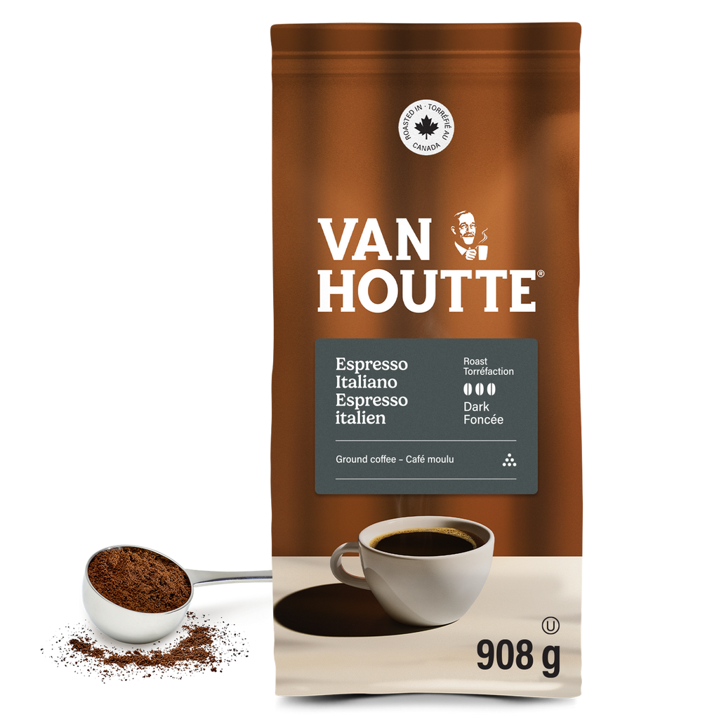 Van Houtte Italiano Espresso Dark Roast Ground Coffee
