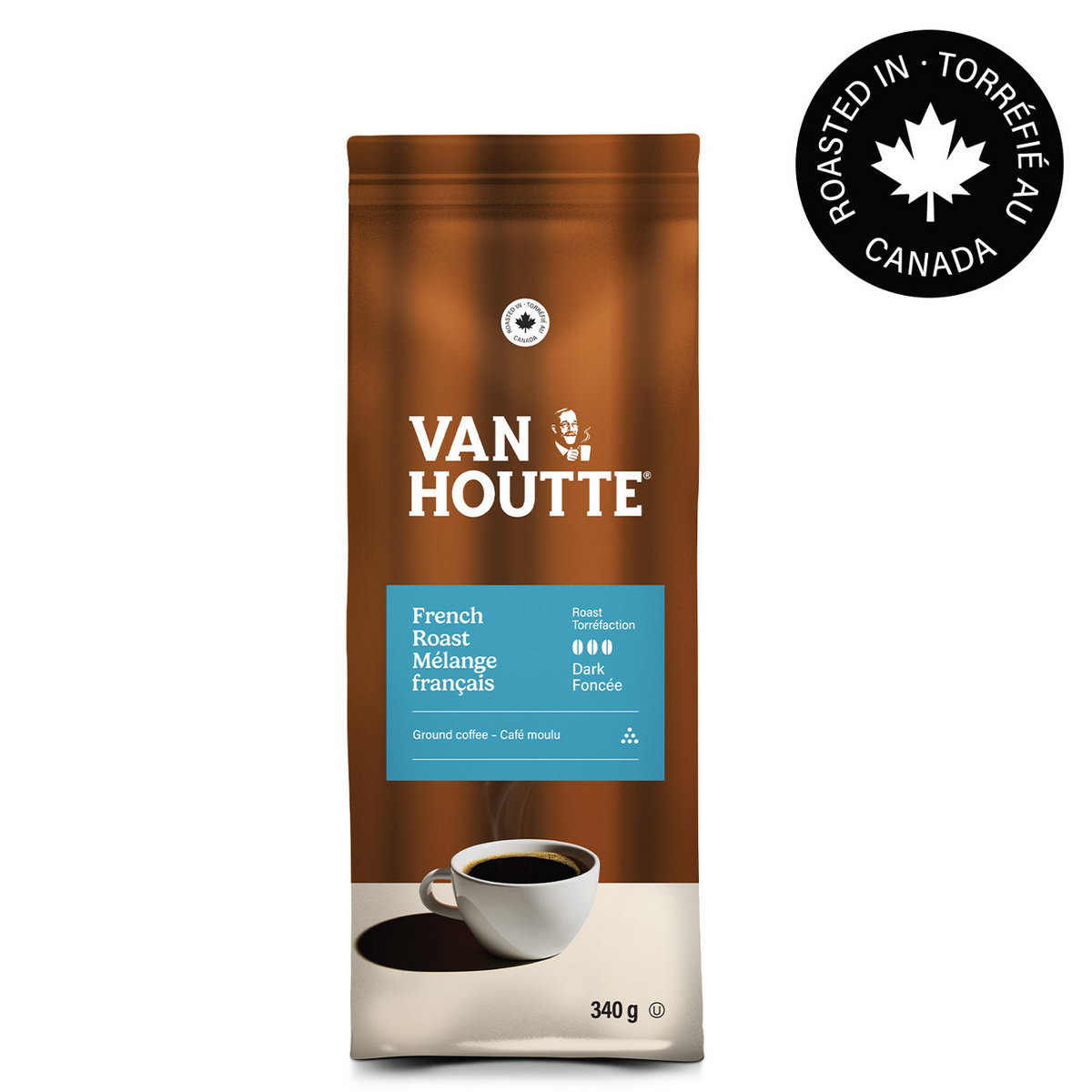 Van Houtte French Vanilla Light Roast Ground Coffee