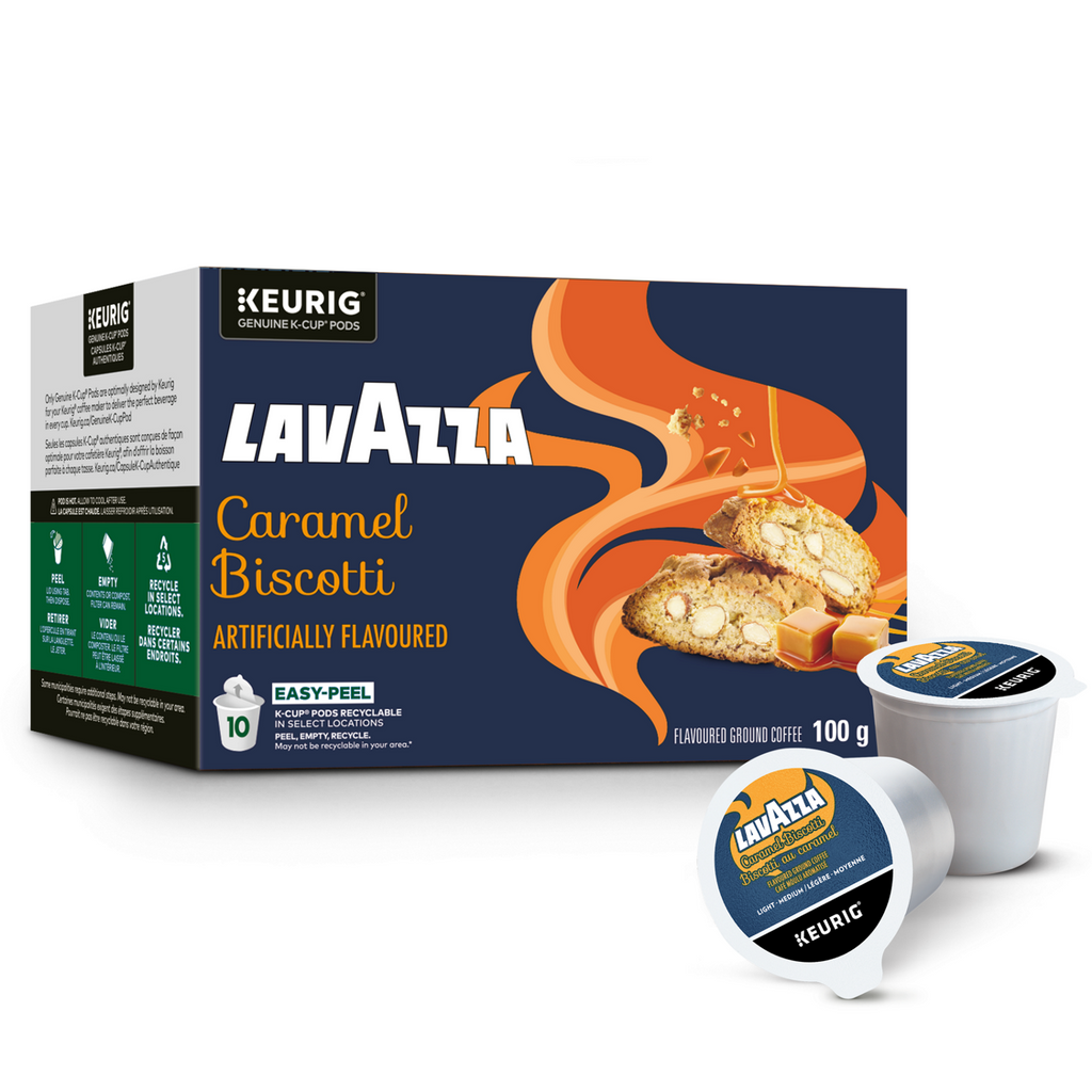 Lavazza Caramel Biscotti, K-Cup Coffee Pods