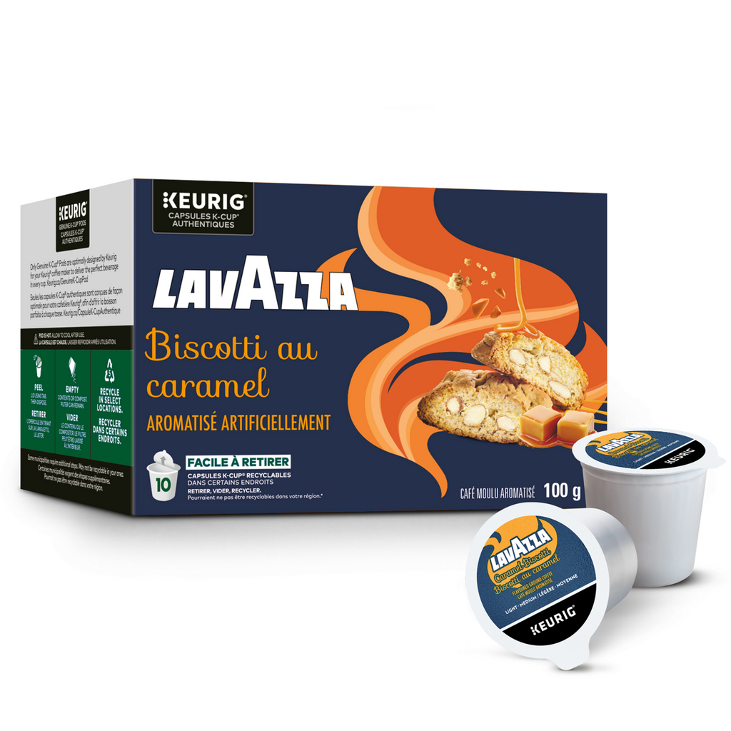 Lavazza Caramel Biscotti, K-Cup Coffee Pods