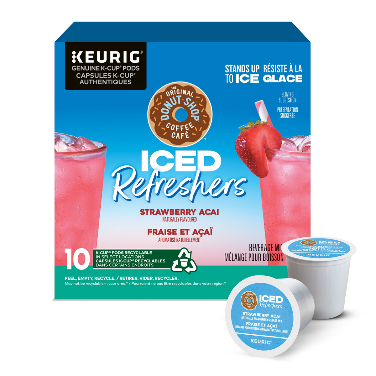 The Original Donut Shop® Strawberry Acai Iced Refreshers