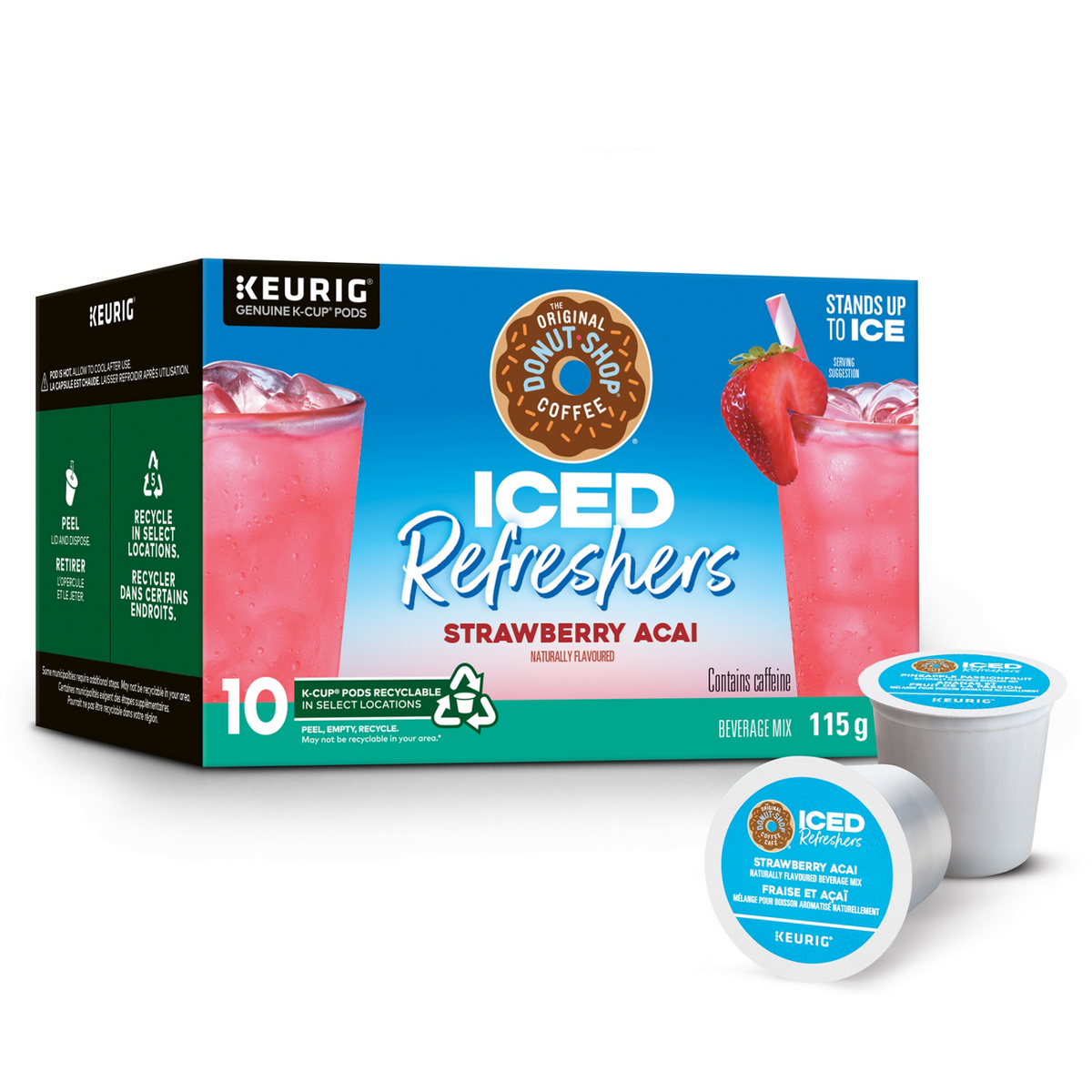 The Original Donut Shop® Strawberry Acai Iced Refreshers