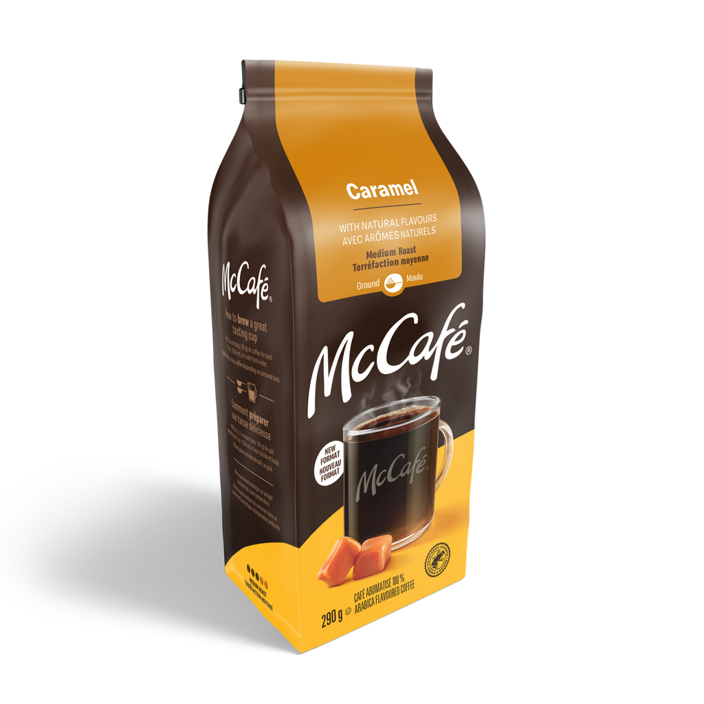 McCafé Premium Caramel Flavoured Medium Roast Ground Coffee