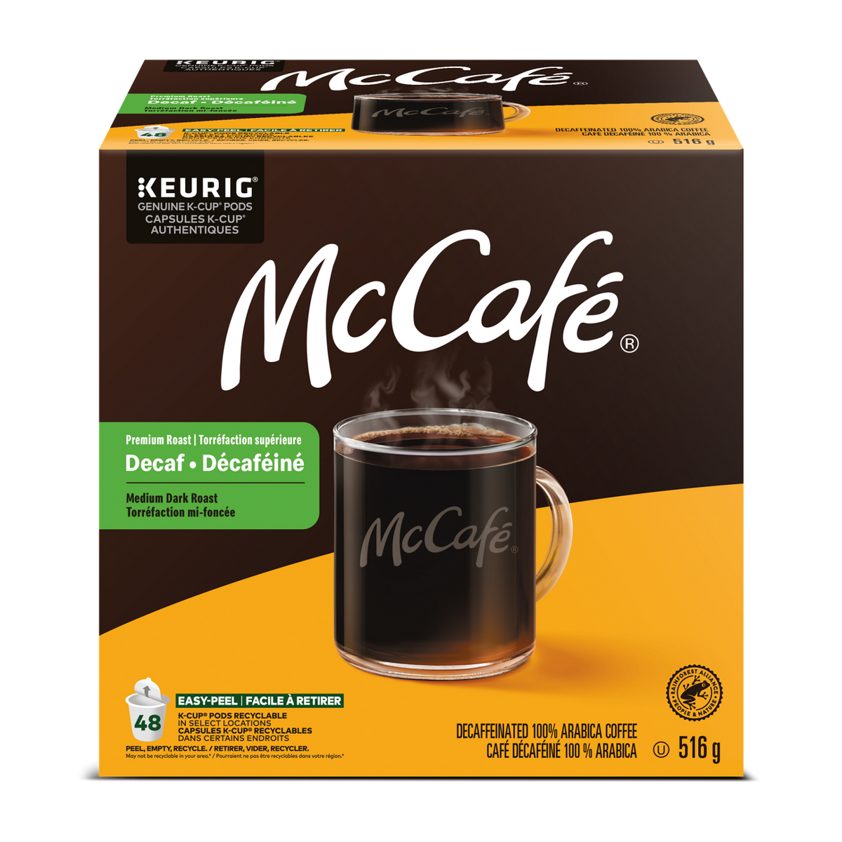 McCafé Premium Medium Dark Roast Decaf Coffee