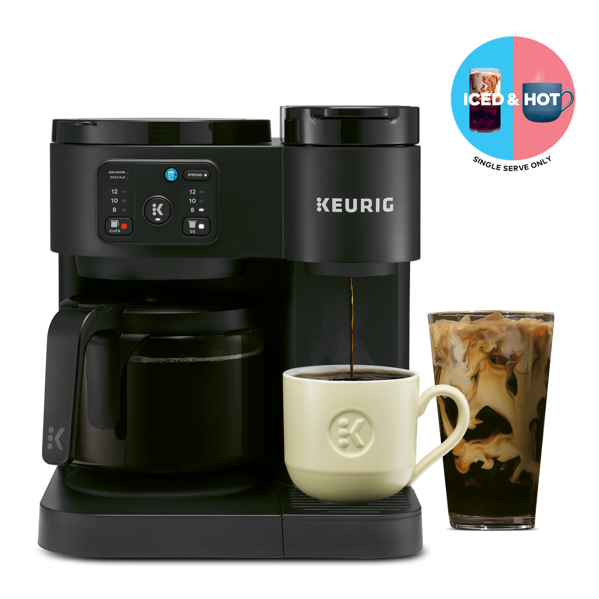 Keurig® K-Duo® Essentials Hot & Iced Single Serve & Carafe Coffee Maker Gen2
