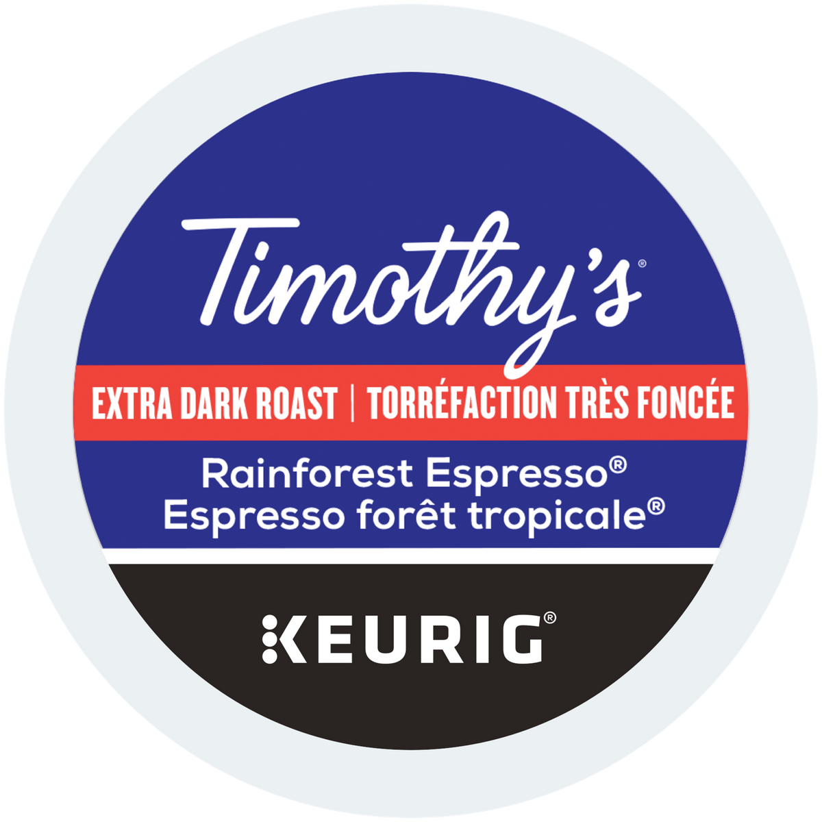 Timothy's Rainforest Espresso Extra Dark Roast Coffee